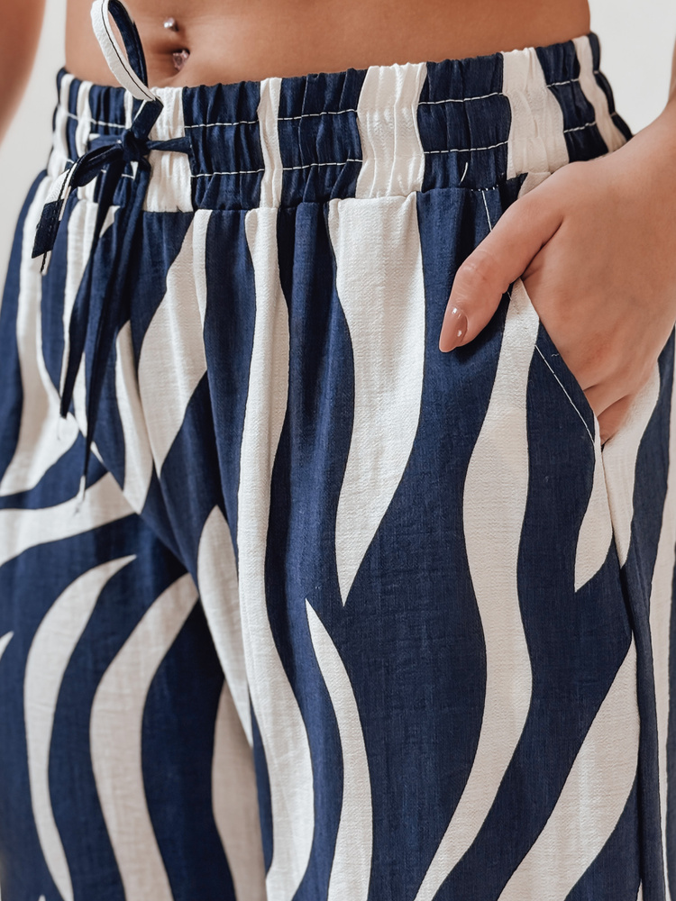 Dámske široké nohavice ZEBRAVIBE