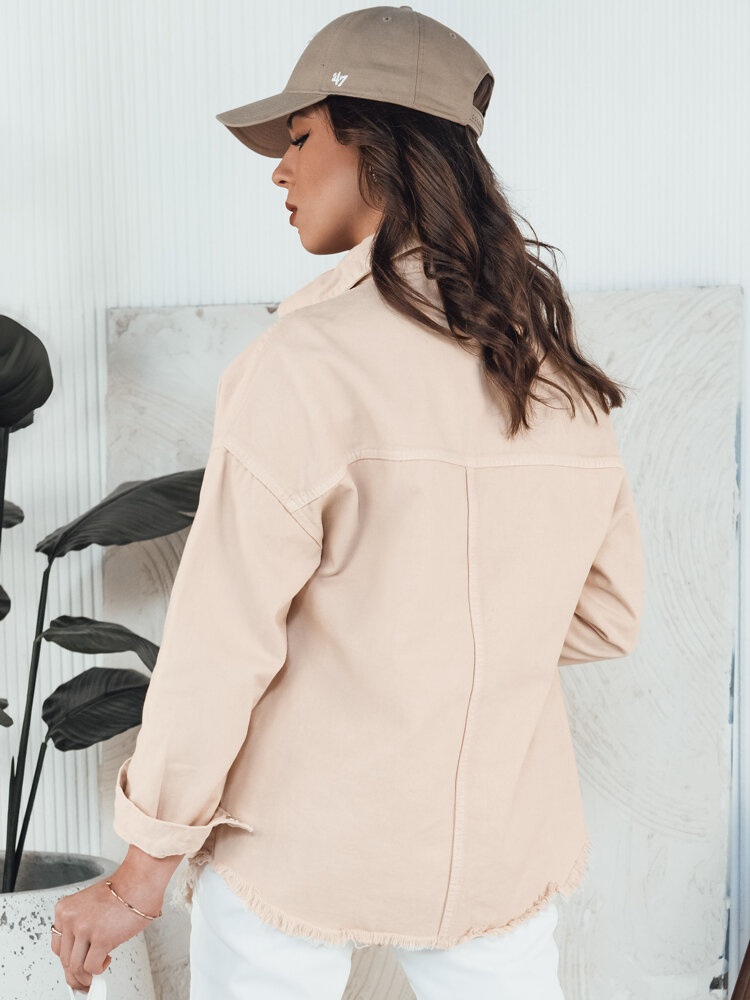 Geacă de blugi pentru femei RAWEY bej deschis