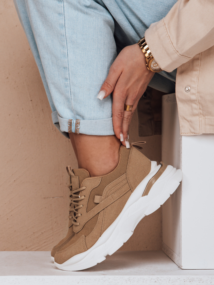 Teniși de damă cu platformă SPORTLITE, kaki