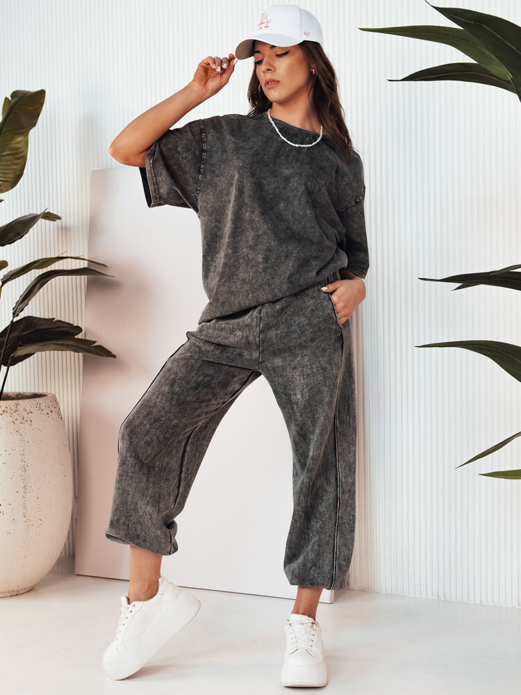 Spodnie damskie DREY szare Dstreet