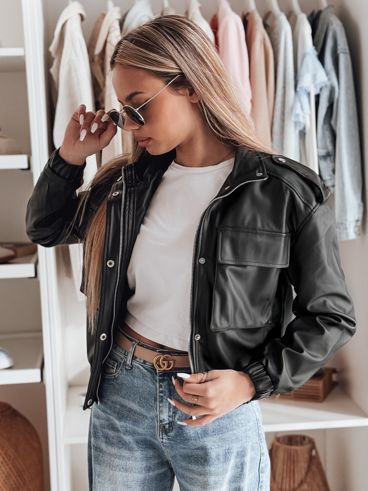 Geacă de piele tranzitorie pentru femei MOTORES