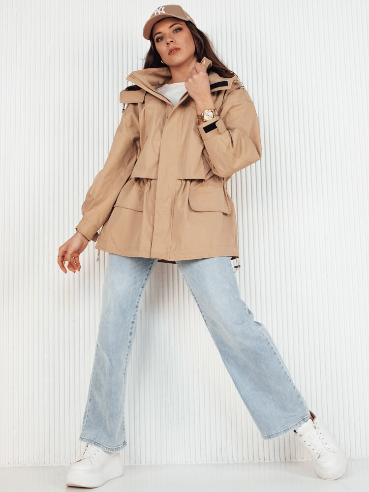 Kurtka damska parka MINESSA beżowa Dstreet