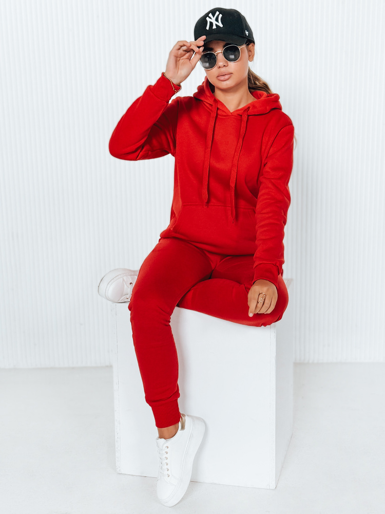 DStreet Komplet damski dresowy DRESSLILY czerwony
