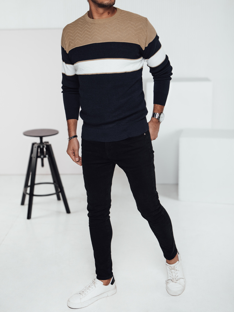 Sweter męski granatowy Dstreet