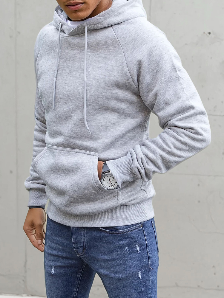Bluza męska jasnoszara Dstreet