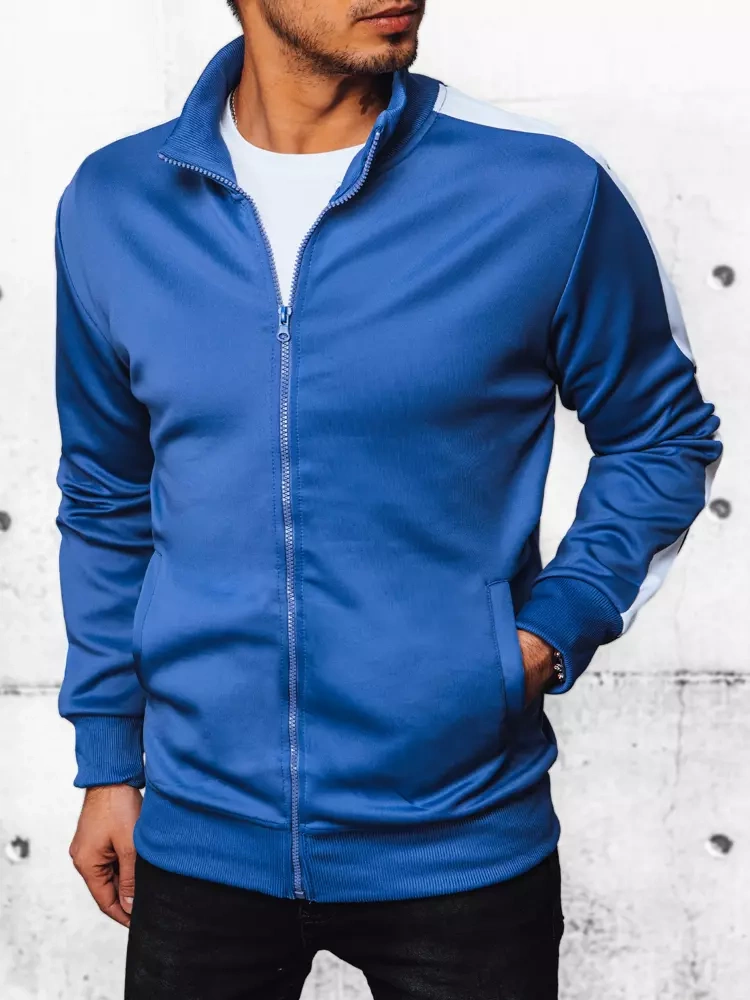 Bluza męska rozpinana niebieska Dstreet