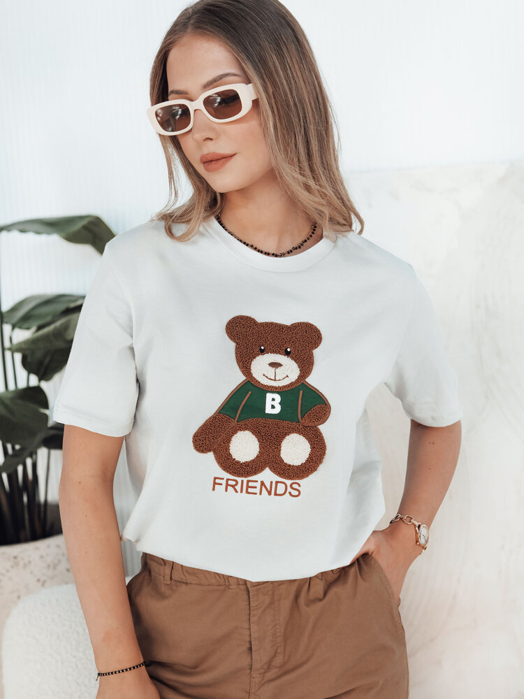 T-shirt damski BAREN pistacjowy Dstreet