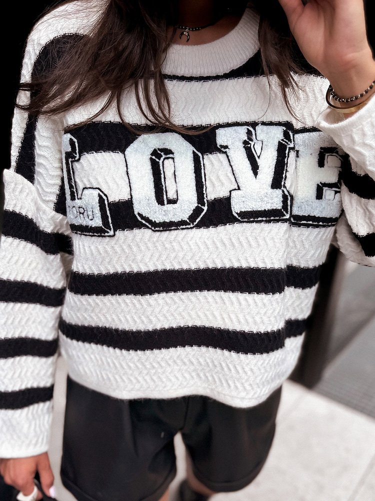 Sweter damski CHLOE biały Dstreet