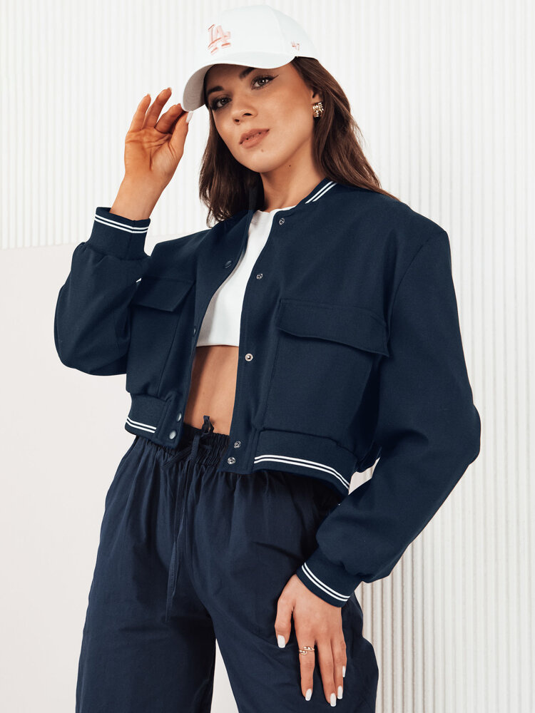 Kurtka bomberka damska CHOMP granatowa Dstreet