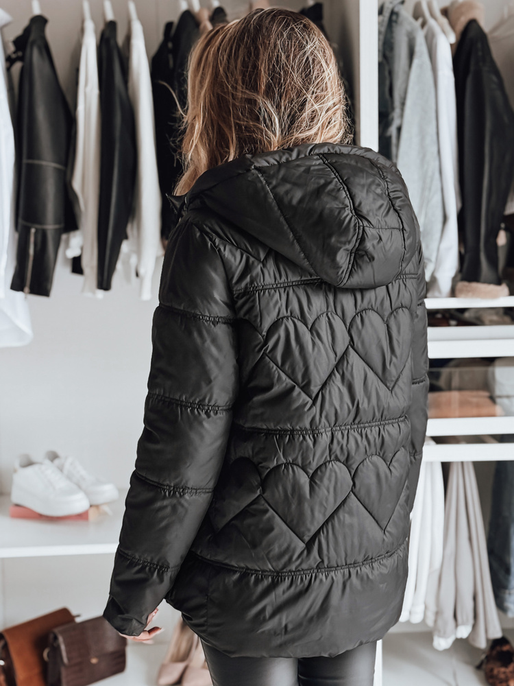 Kurtka pikowana damska OLMO czarna Dstreet