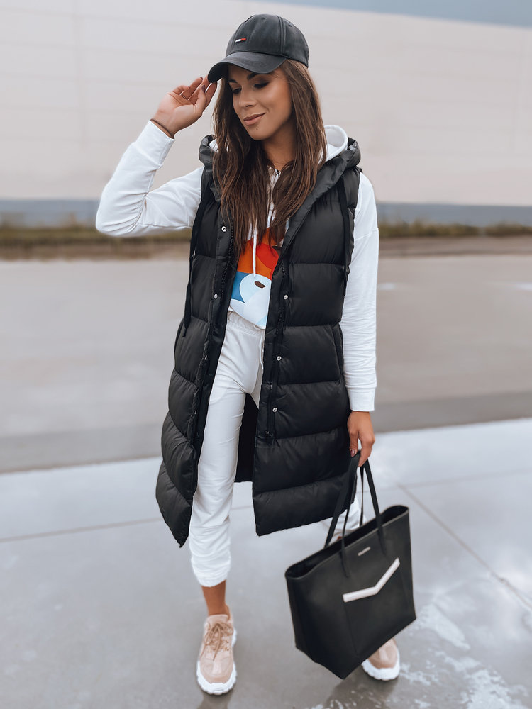 Kamizelka damska pikowana AVIA czarna Dstreet