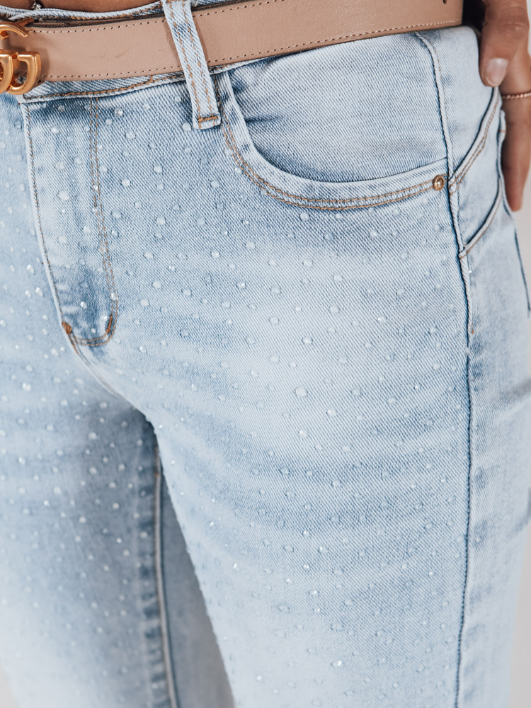 Blugi push-up pentru femei, albastru deschis