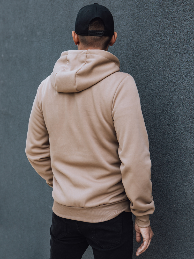 Bluza męska z kapturem khaki Dstreet