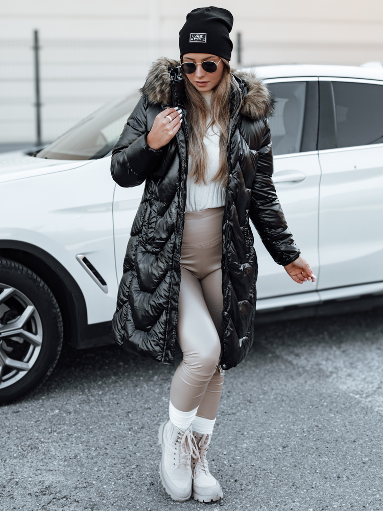 Geacă de iarnă pentru femei ELECIO neagră