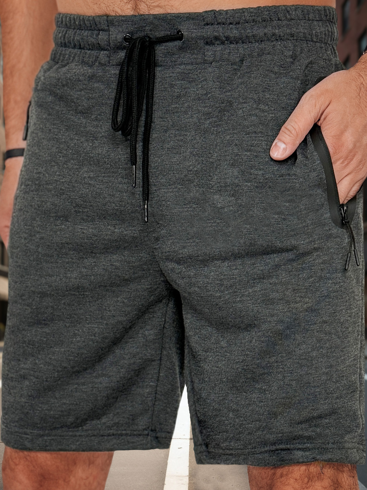 Pantaloni de trening bărbătești, gri închis