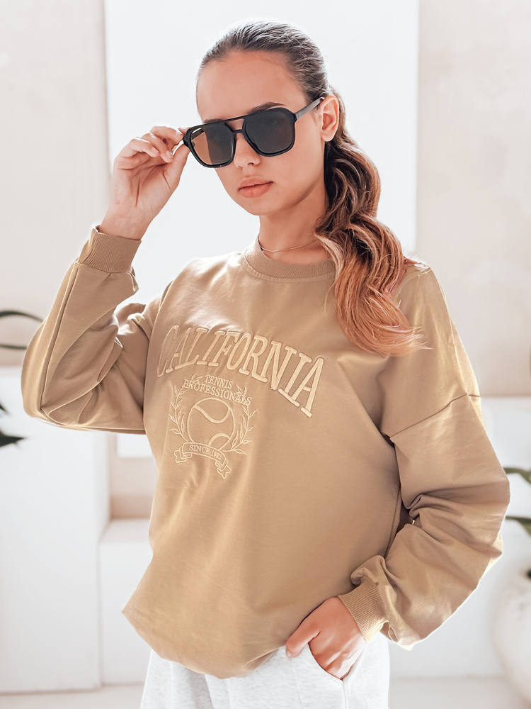 Bluza damska CALIFORNIA DREAM beżowa Dstreet