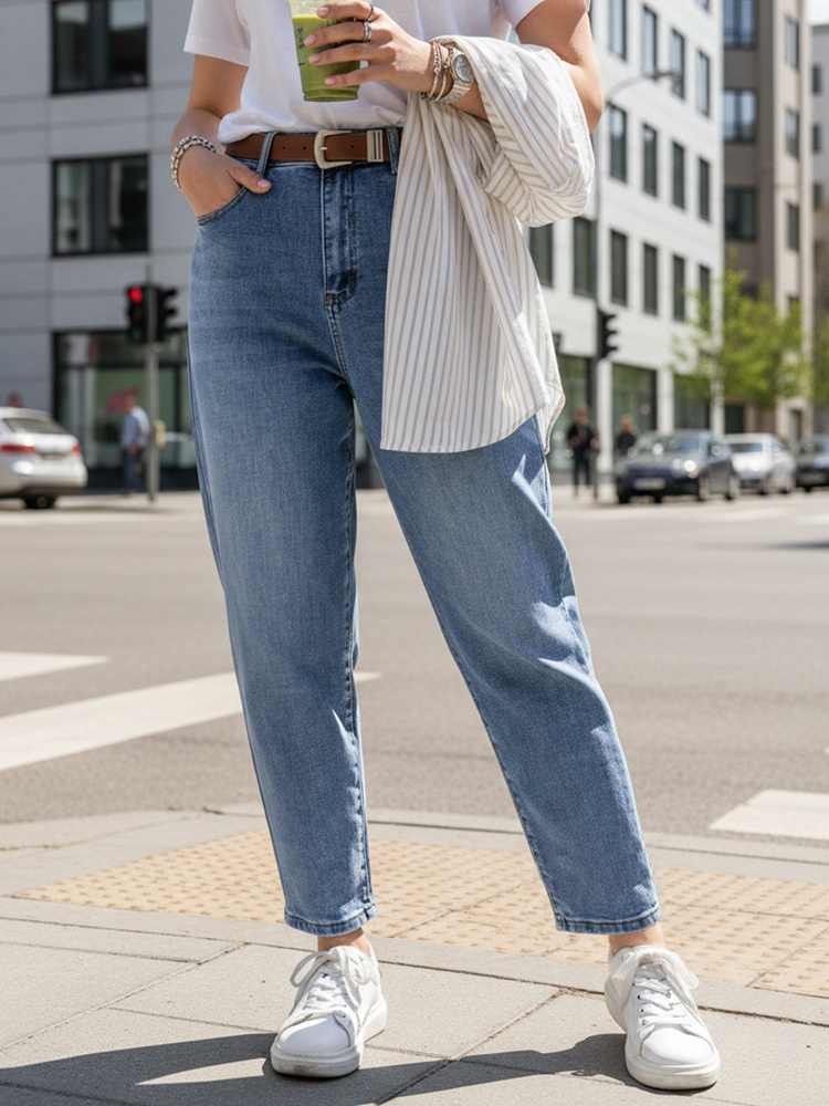 Dámské boyfriend džíny