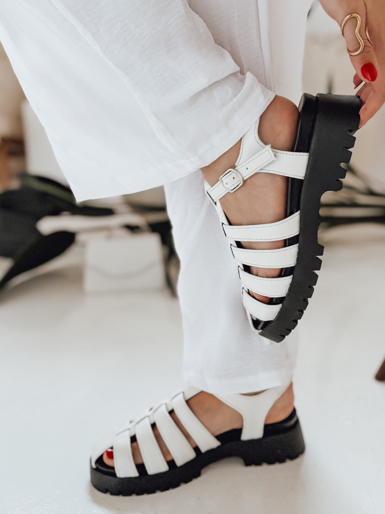 Sandały damskie SUMMERWILD białe Dstreet