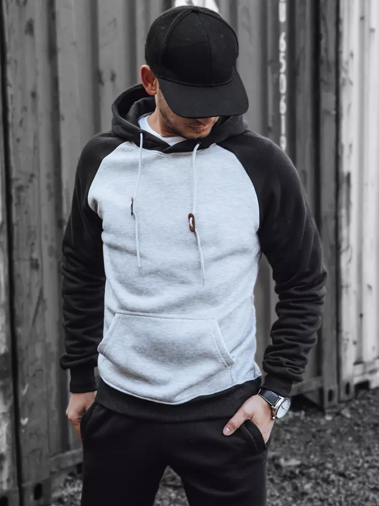 Bluza męska jasnoszara Dstreet