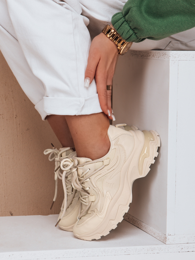 Adidași de damă bej LUXTRAIL