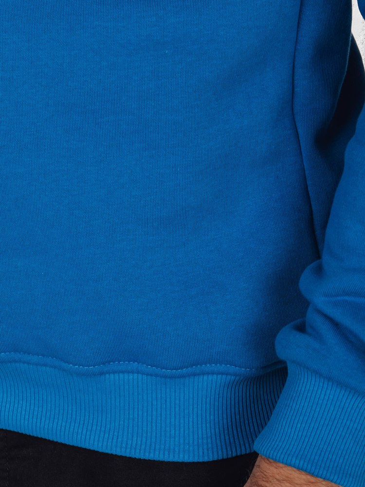 Bluza męska basic niebieska Dstreet