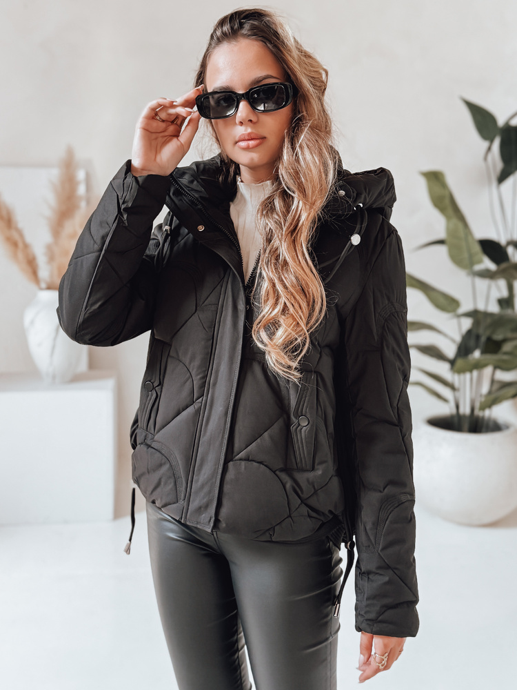 Geacă de iarnă pentru femei, neagră