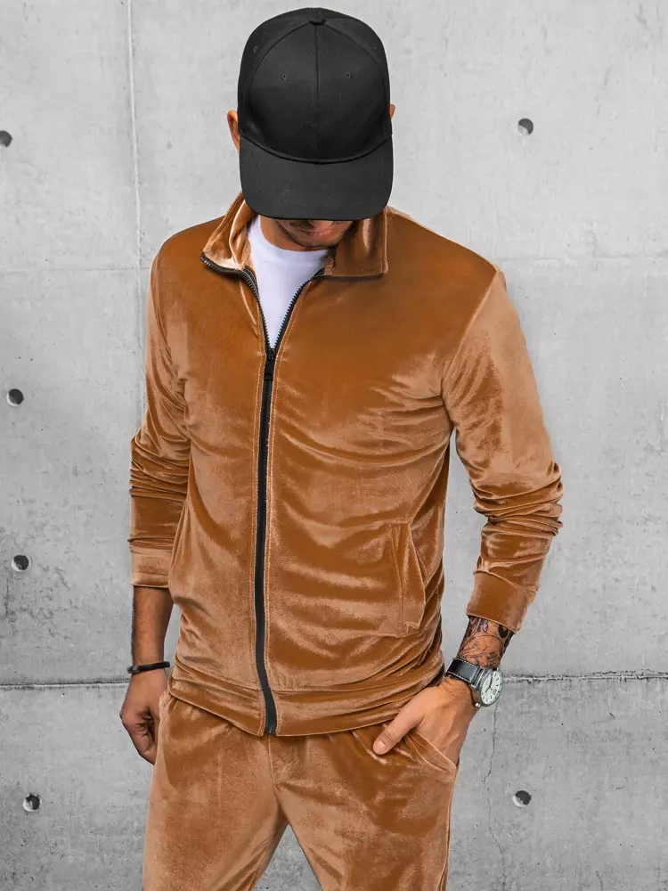 Bluza męska kamelowa Dstreet