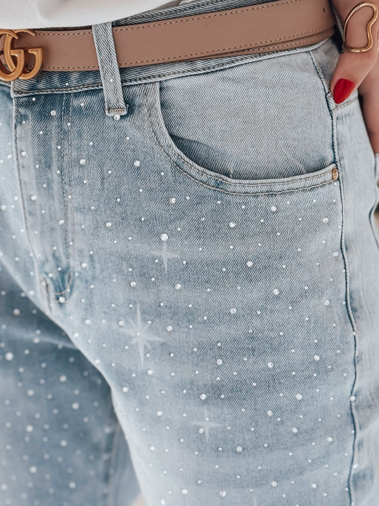 Spodnie damskie jeansowe JEWELSTAR niebieskie Dstreet