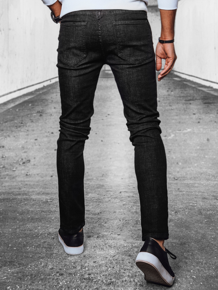 Blugi slim fit negri pentru bărbați
