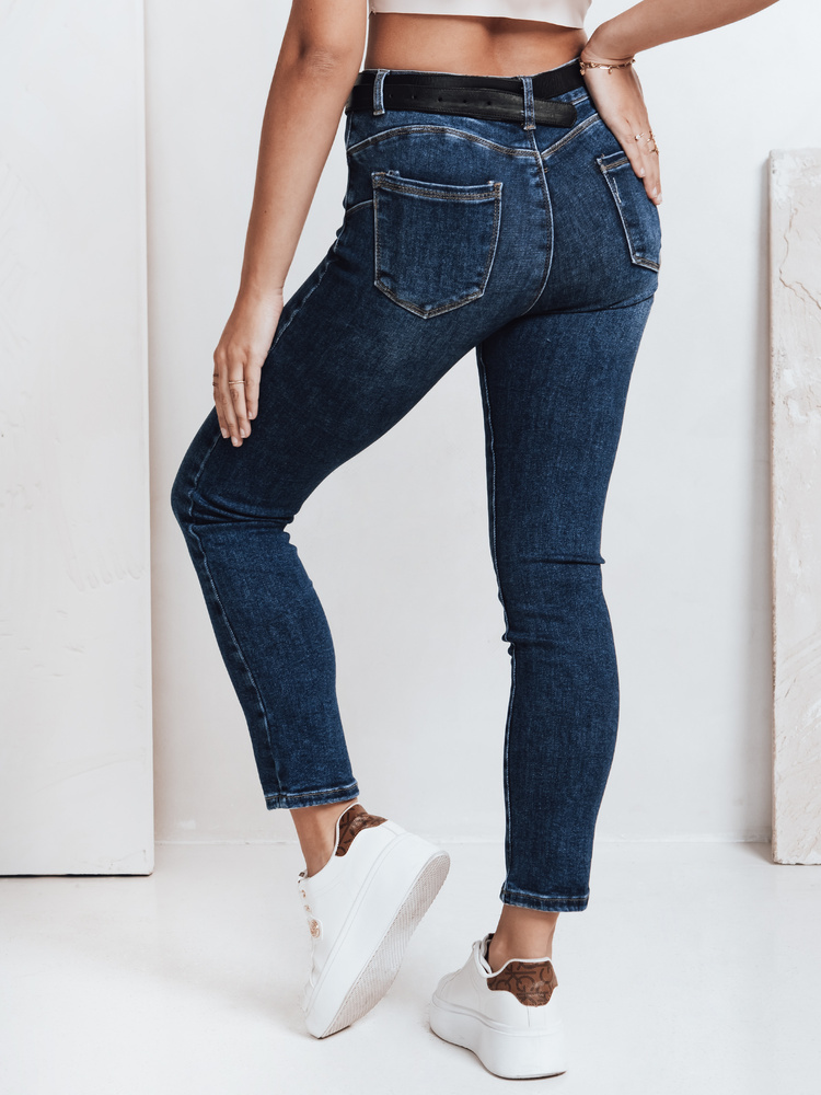 Blugi de damă BEVINO, albastru închis