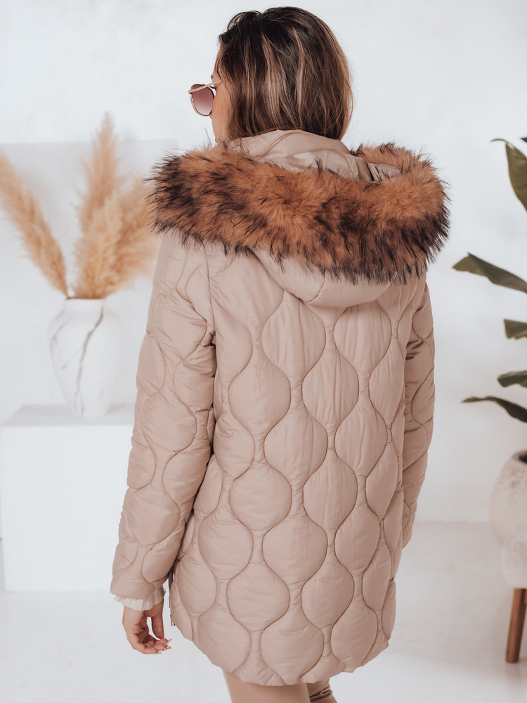 Geaca de iarna dama LUMORE kaki