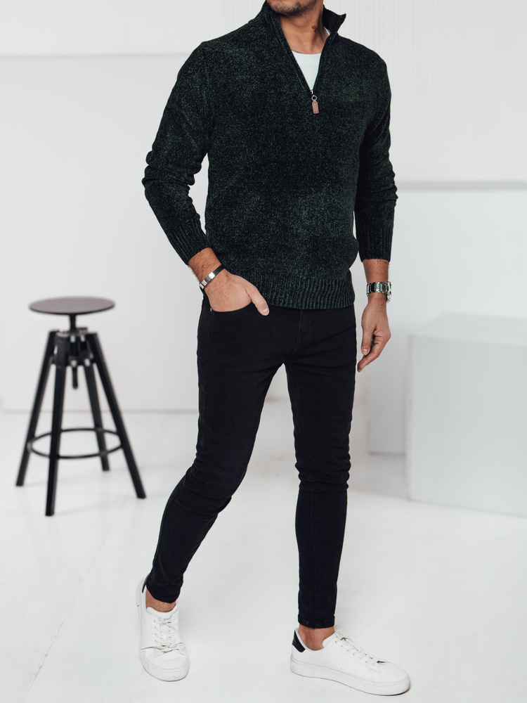 Sweter męski zielony Dstreet