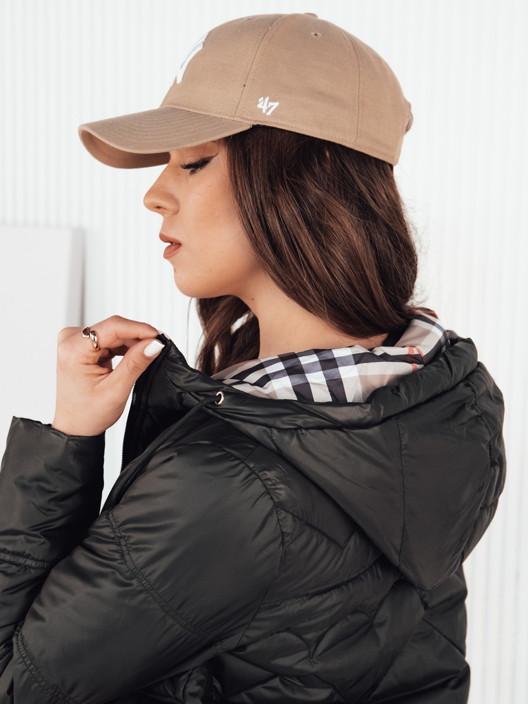 Kurtka pikowana damska OLMO czarna Dstreet