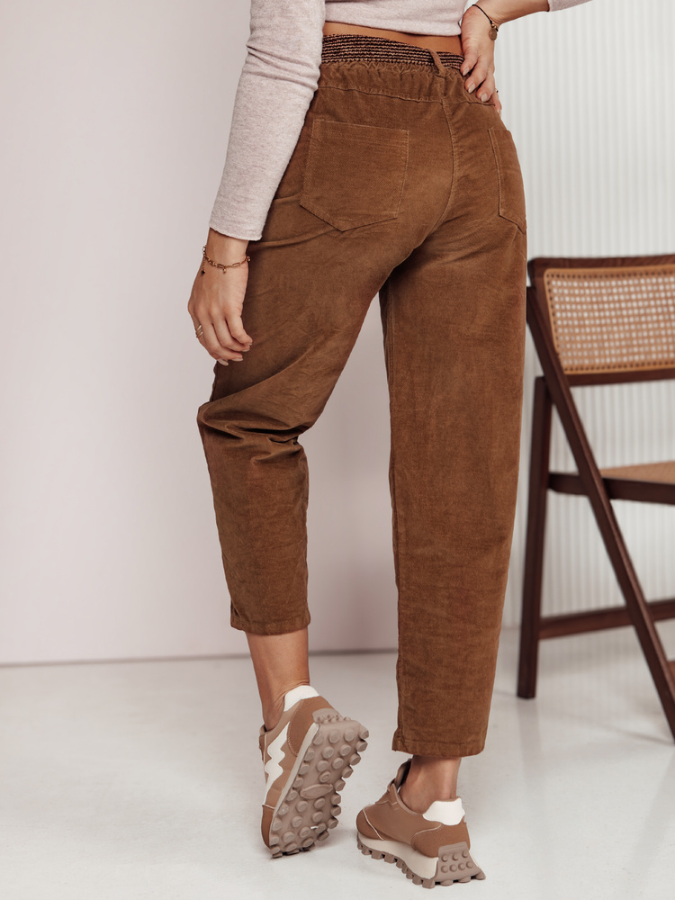 Pantaloni supradimensionați pentru femei SOFTYLA cu curea