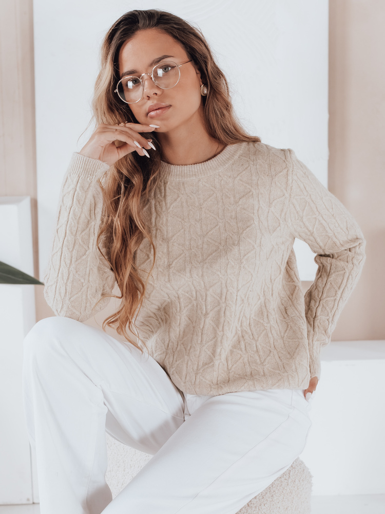 Pulover de damă BRAVINA bej