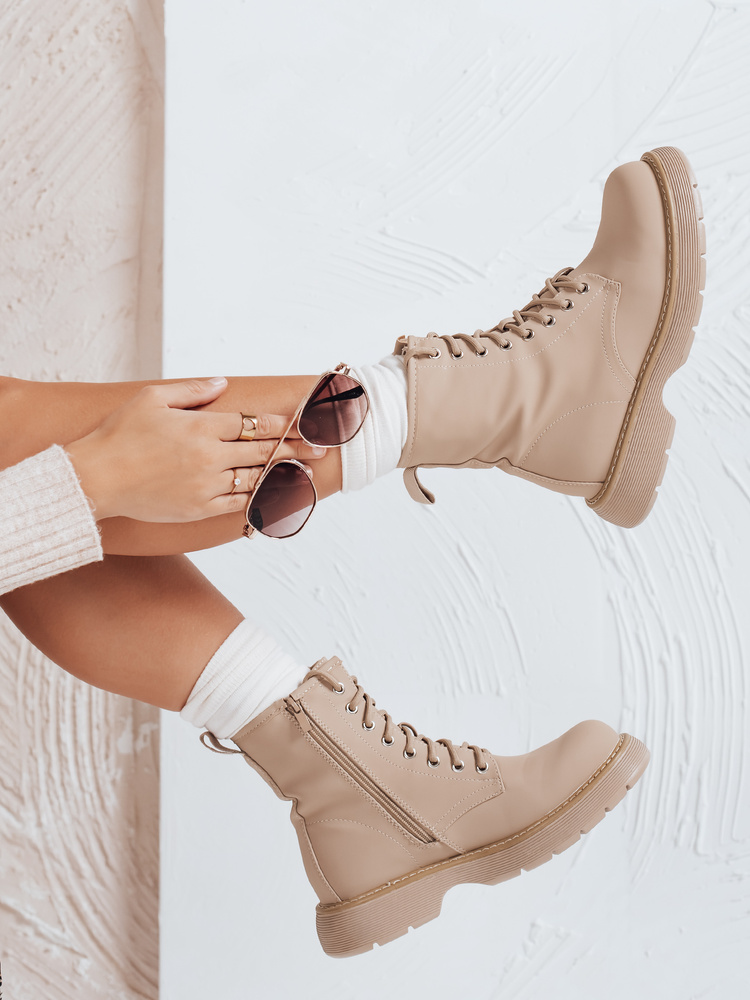 Botki damskie MOONSTONE khaki Dstreet
