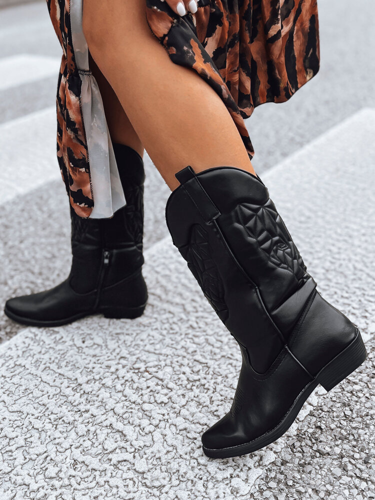 Buty damskie COZY czarne Dstreet