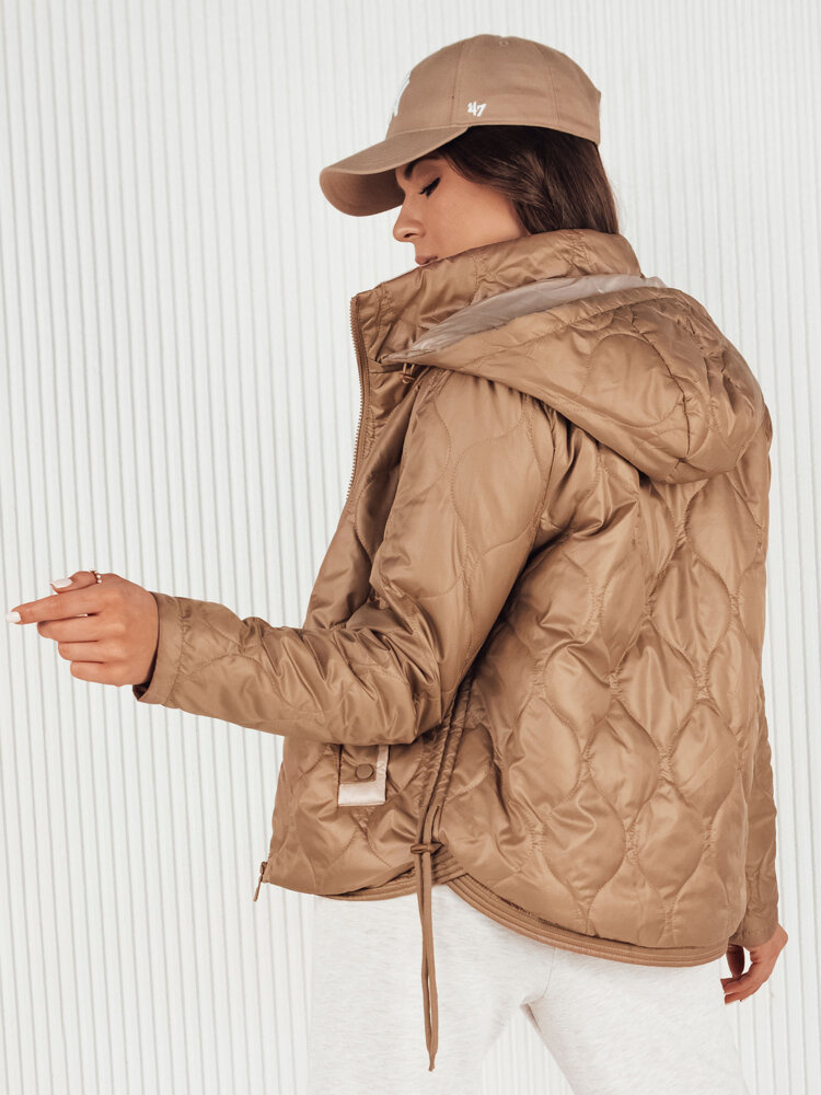 Kurtka damska pikowana MAXWELL złota Dstreet