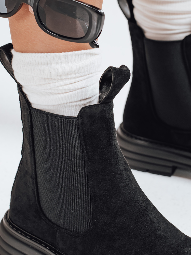 Botki damskie MADDEN czarne Dstreet