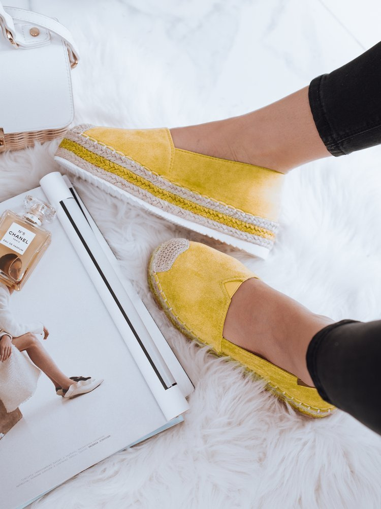 Espadrile galbene LANSI