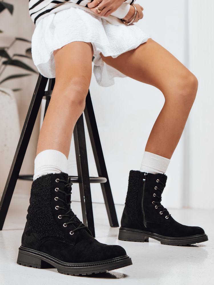 Черни боти до глезена