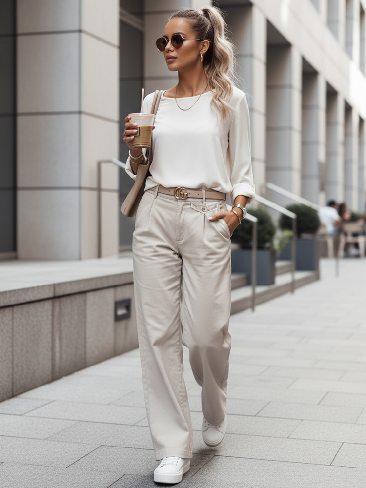 Dámske nohavice wide leg MOBISKA