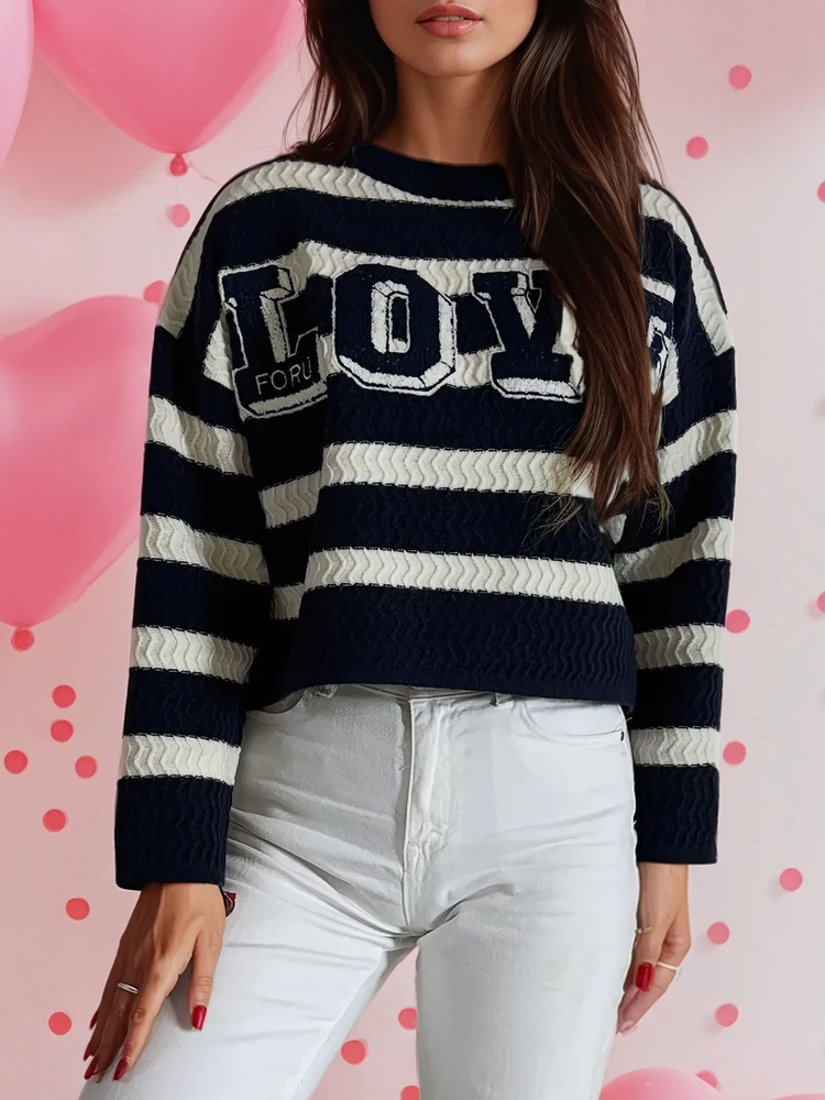 DStreet Sweter damski CHLOE granatowy