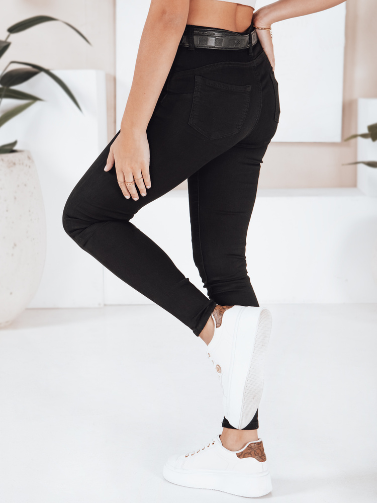 Blugi push-up negri pentru femei