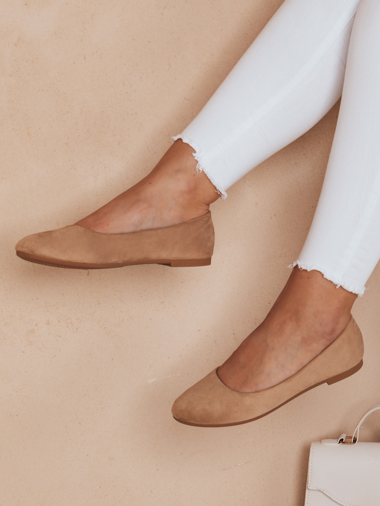 Baleriny damskie MINIMALL khaki Dstreet