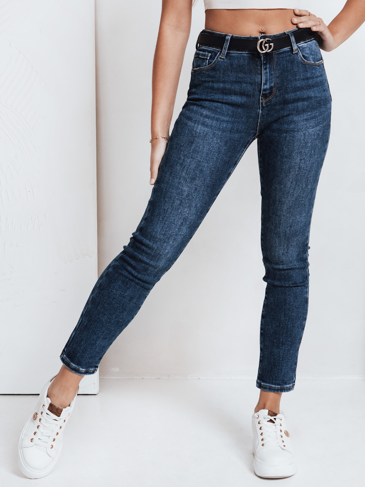 Blugi de damă BEVINO, albastru închis