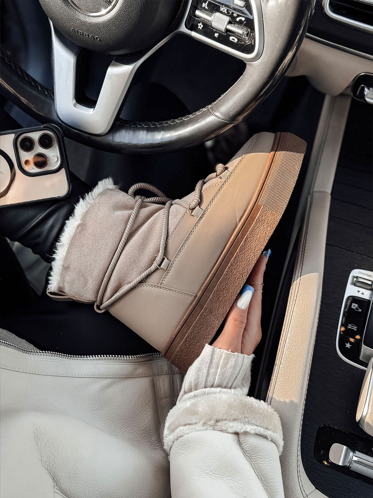 Śniegowce damskie LUXSNUG ocieplane khaki Dstreet
