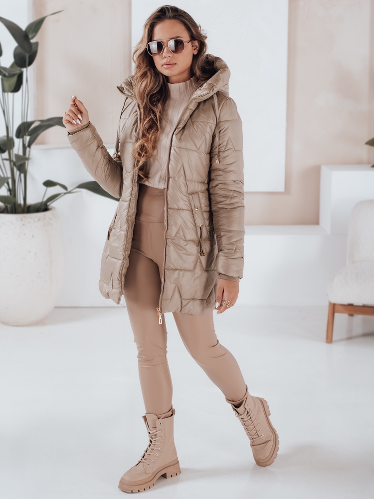 Geacă de iarnă pentru femei cu glugă