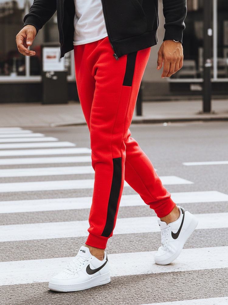 Pánske tepláky DStreet Red
