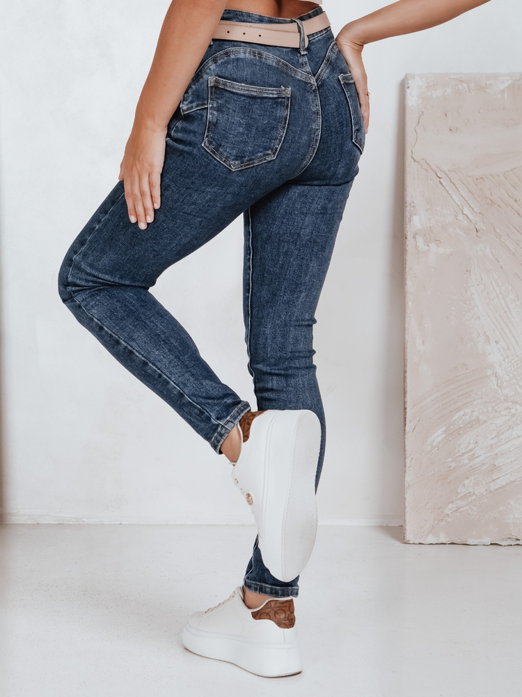 Blugi push-up albaștri pentru femei